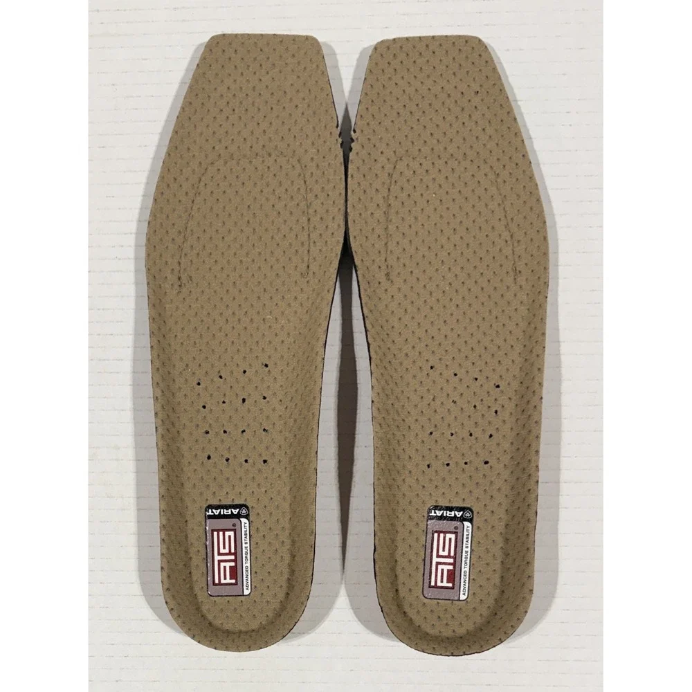 ARIAT - Men's ATS‎ Square Toe Footbed Shoe Boot Insoles - NEW in package